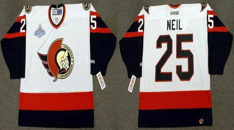 2019 Men Ottawa Senators 25 Neil white CCM NHL jerseys